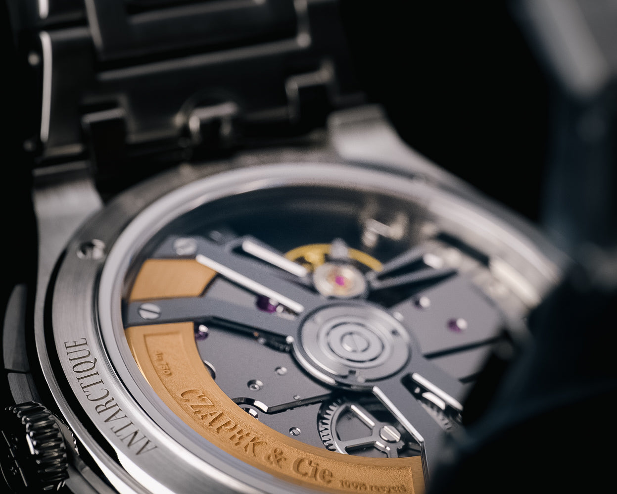 Czapek Antarctique Rattrapante Chronograph (Silver/Grey Edition)